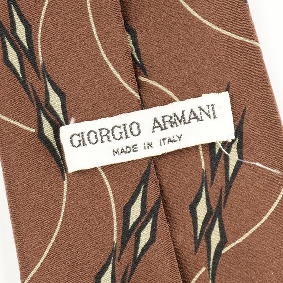Four Vintage Designer Ties; Armani, Dior, Valentino, - Picture 4 of 7